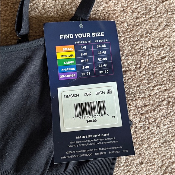 Maidenform seamless romper form control small NWT - Picture 4 of 5